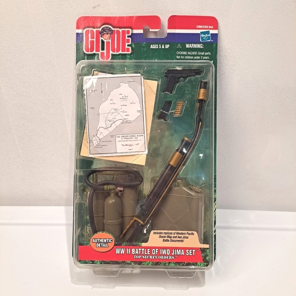 GI Joe WWII Battle of Iwo Jima Set Top Secret Orders 2000 by hasbro